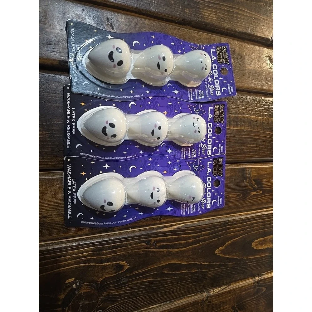 Beautifully Bewitched Baby Boos 👻 L.A Colors‎ Mini Makeup Sponges (3 SETS) NEW